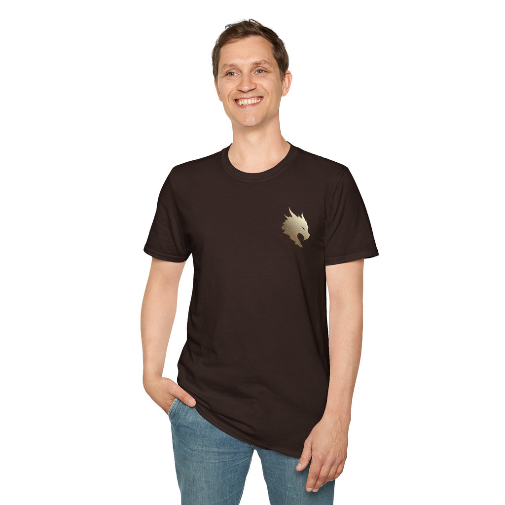 Dragon T-Shirt - Small Dragon Chest Graphic Tee