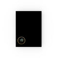 The Goblin Hardback Journal — Minimal Black Notebook with Gold Goblin Emblem