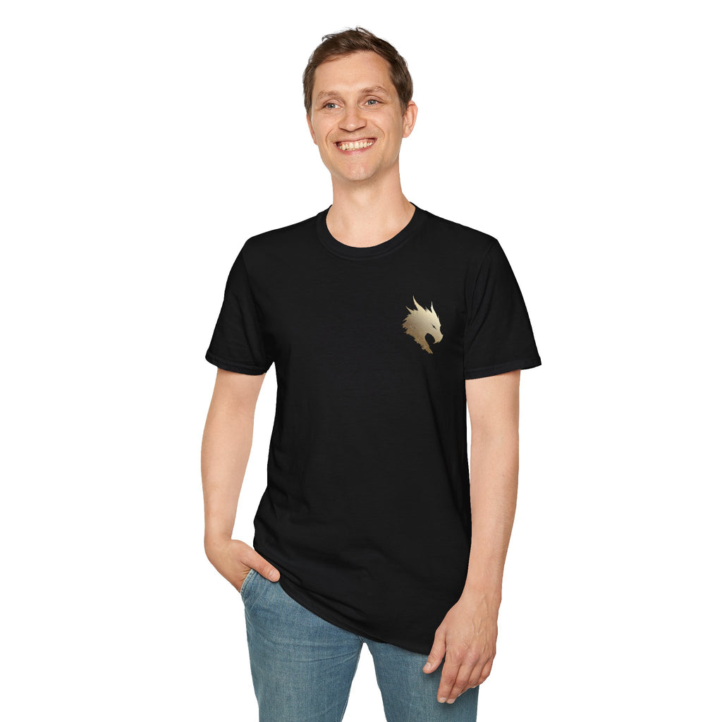Dragon T-Shirt - Small Dragon Chest Graphic Tee
