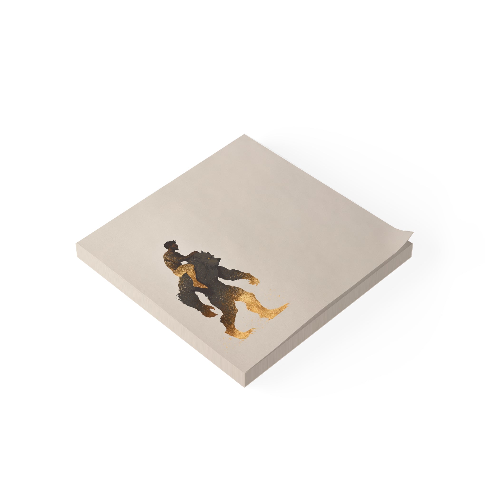 Werewolf Rider Post-it Note Pad | Ben and Scruffy Illustration Sticky Notes