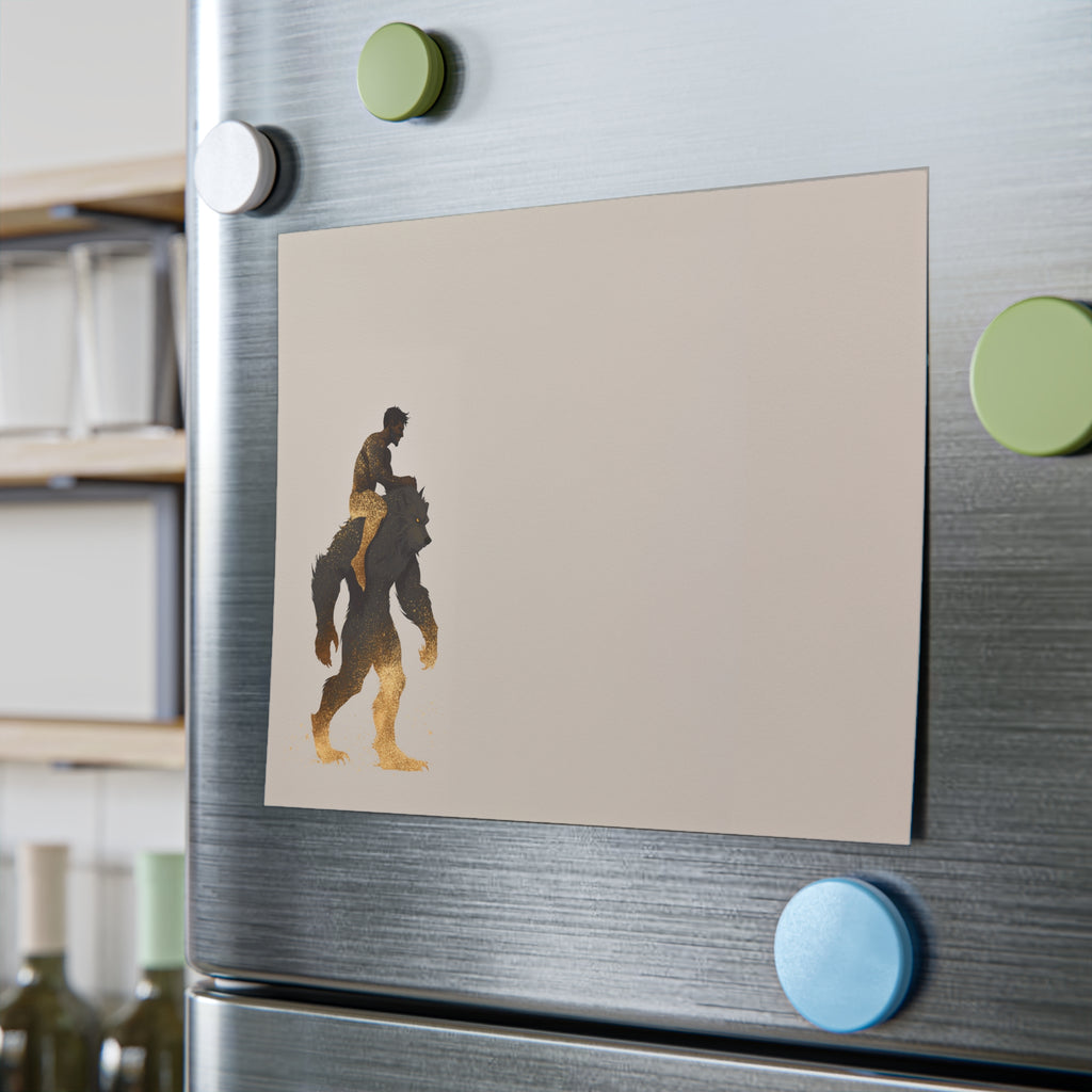 Werewolf Rider Post-it Note Pad | Ben and Scruffy Illustration Sticky Notes