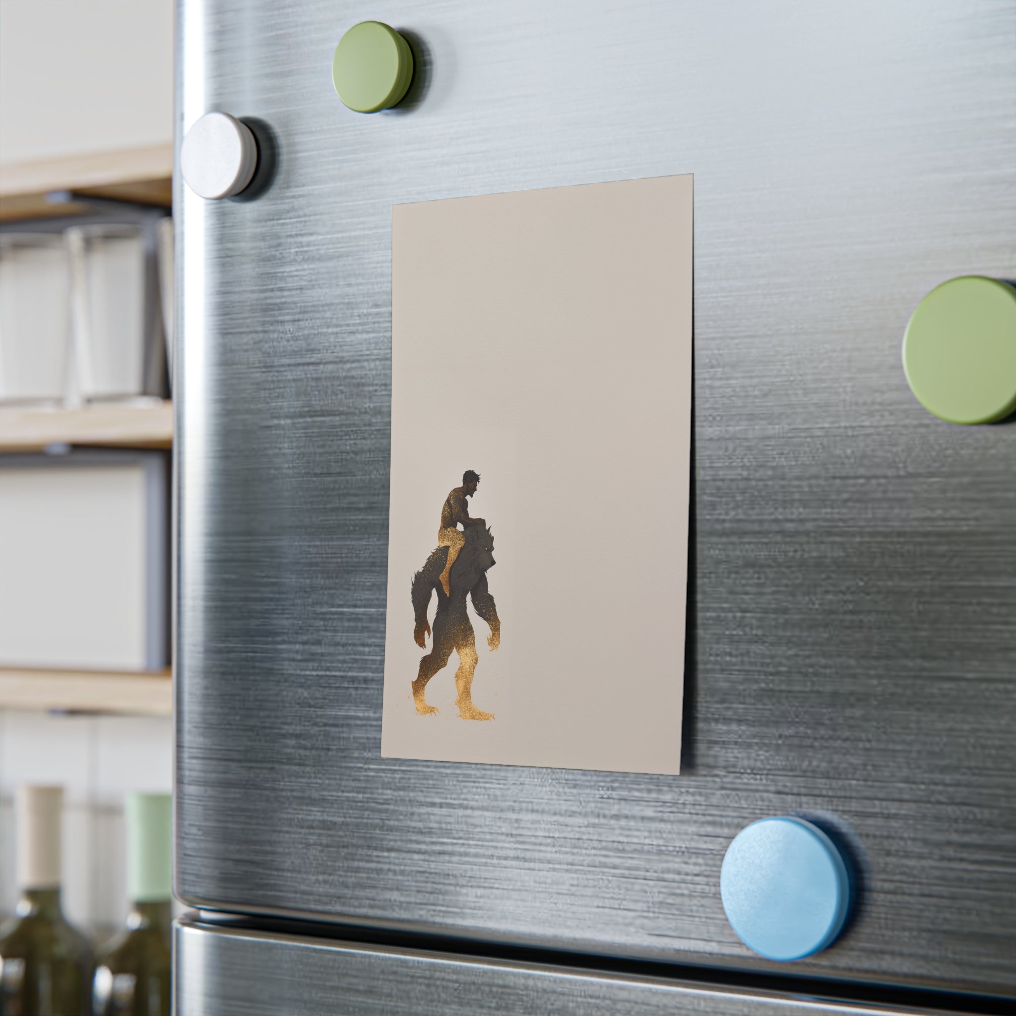 Werewolf Rider Post-it Note Pad | Ben and Scruffy Illustration Sticky Notes