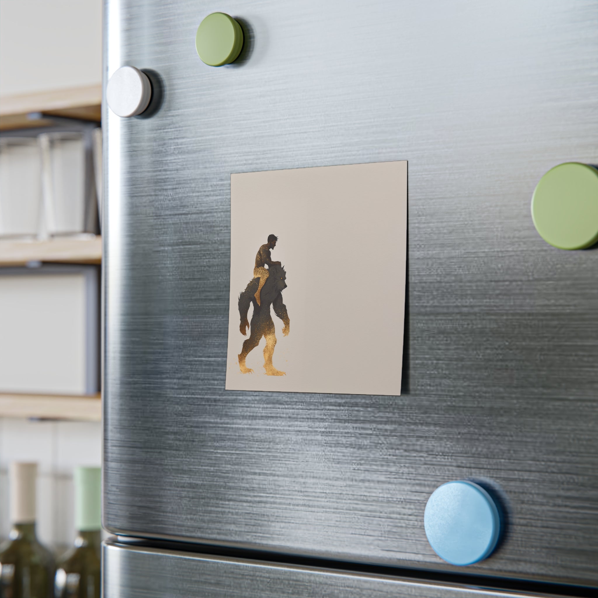 Werewolf Rider Post-it Note Pad | Ben and Scruffy Illustration Sticky Notes