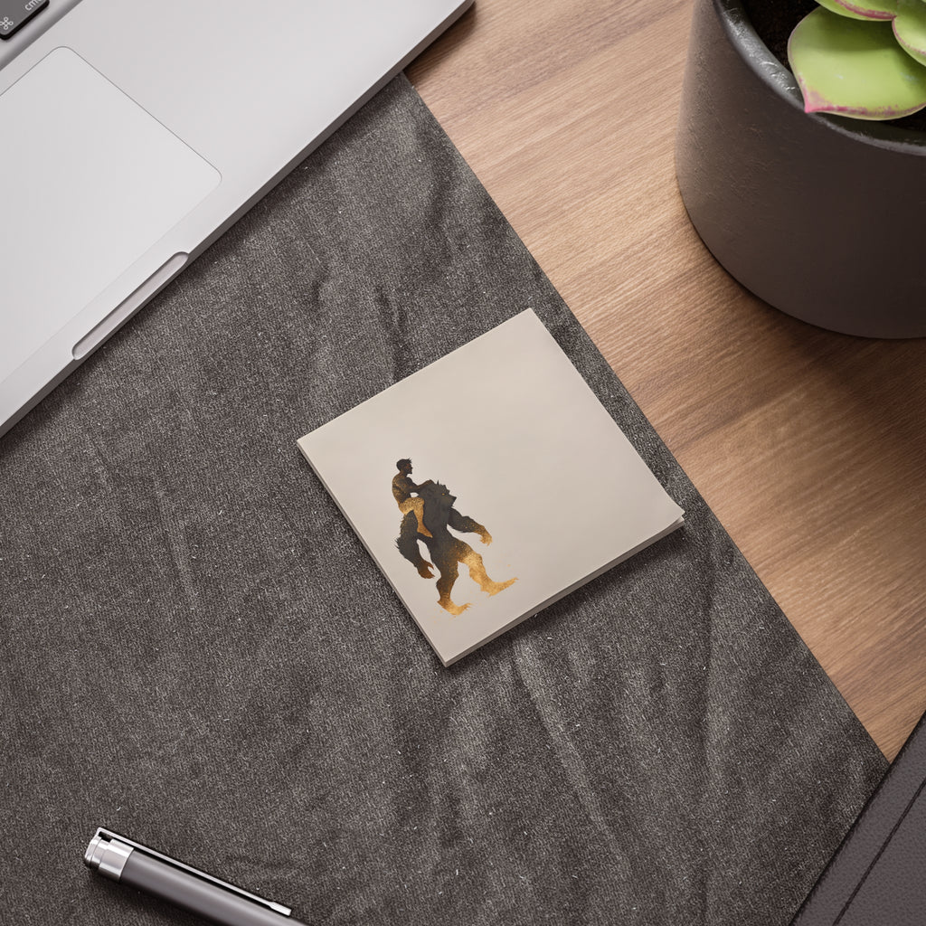 Werewolf Rider Post-it Note Pad | Ben and Scruffy Illustration Sticky Notes