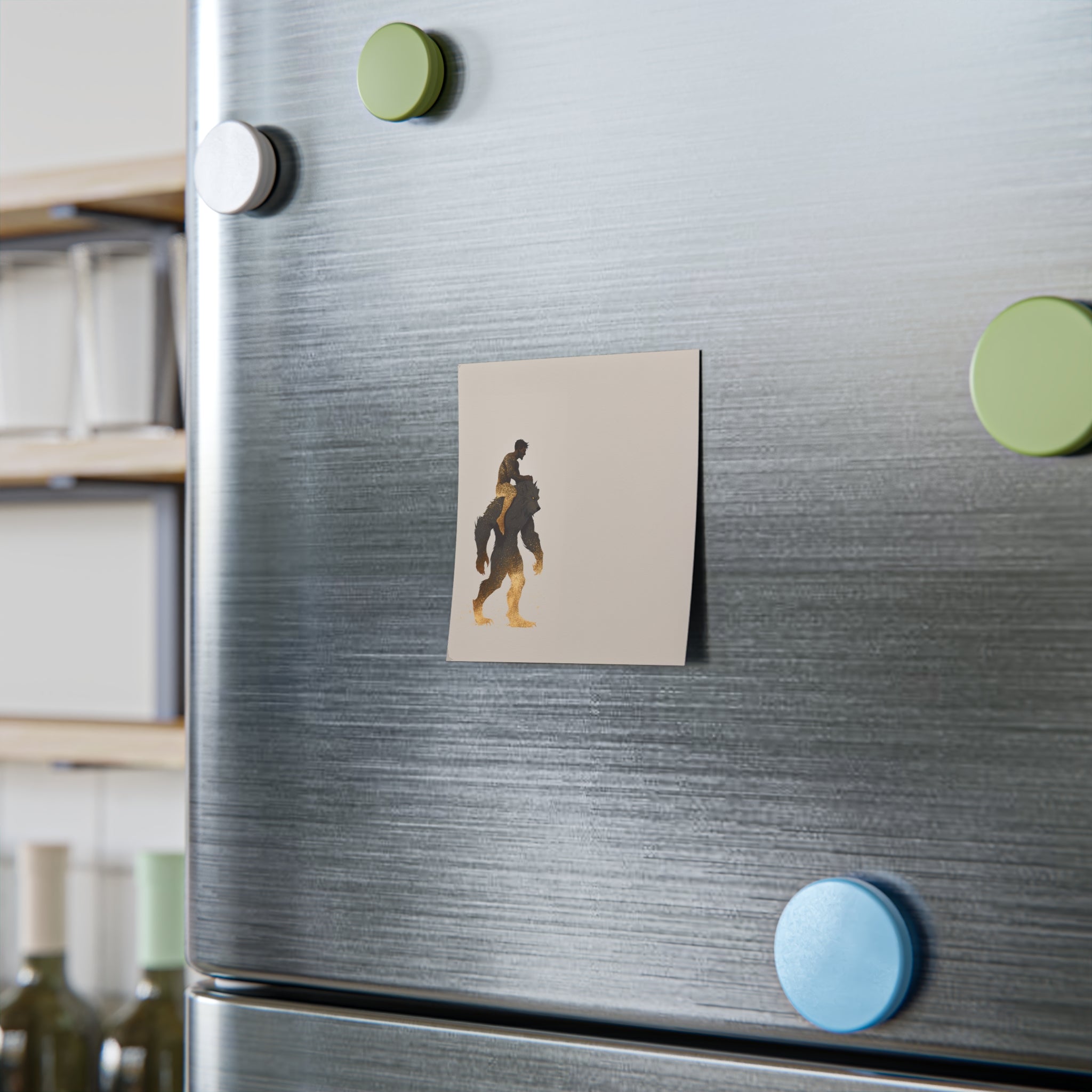 Werewolf Rider Post-it Note Pad | Ben and Scruffy Illustration Sticky Notes